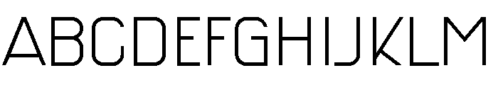 Gigantesque Light Font UPPERCASE