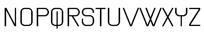 Gigantesque Light Font UPPERCASE