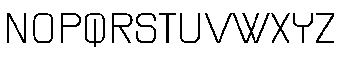 Gigantesque Light Font LOWERCASE