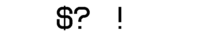 Gigantesque Regular Font OTHER CHARS