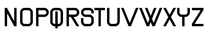 Gigantesque Regular Font LOWERCASE