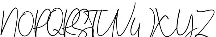 Gilani Sign Font UPPERCASE