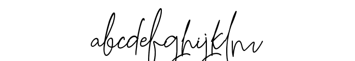 Gilani Sign Font LOWERCASE