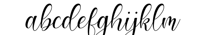 Gilbertho Font LOWERCASE