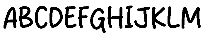 Gilent Tenxi Font UPPERCASE