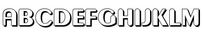 Gilgongo Ombre Font UPPERCASE