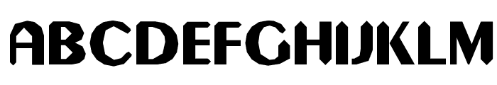 Gilgongo Sledge Font UPPERCASE