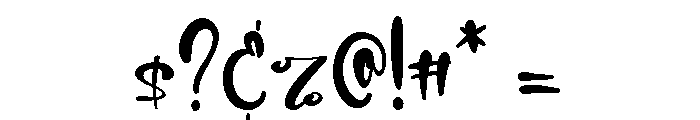 Gillierdo Font OTHER CHARS