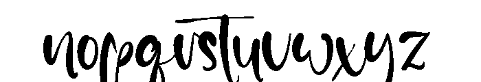 Gillierdo Font LOWERCASE