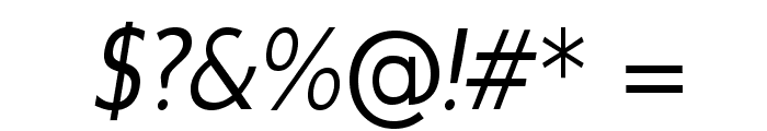 GilliusADFNo2-Italic Font OTHER CHARS