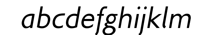 GilliusADFNo2-Italic Font LOWERCASE