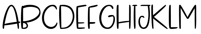 Gillmore Font LOWERCASE