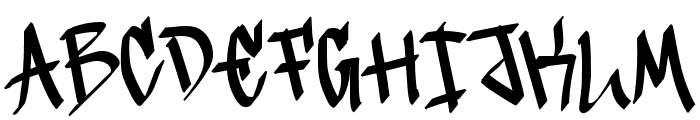 Gin Fight Font UPPERCASE