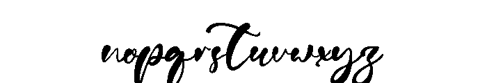 Gina Sean Font LOWERCASE