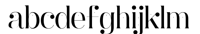 Ginebra Regular Font LOWERCASE