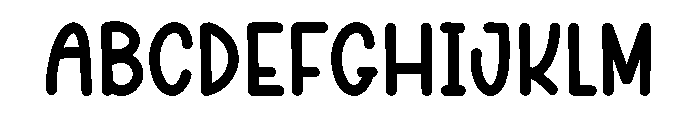 Ginger Bread Font UPPERCASE