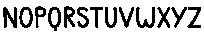 Ginger Bread Font UPPERCASE