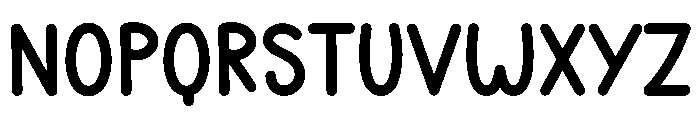 Ginger Bread Font LOWERCASE