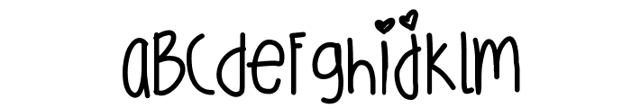 GingerCookies Font LOWERCASE