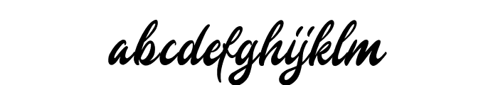 GingerlyDEMO Font LOWERCASE