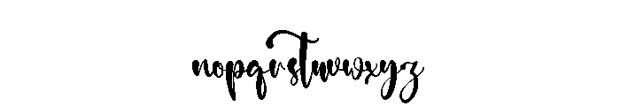 Gino Gary Font LOWERCASE
