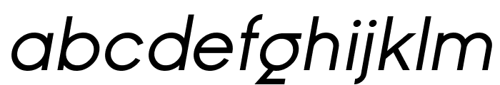 Ginora Sans Oblique Font LOWERCASE
