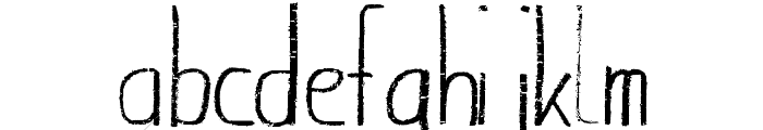 Giraffenhals-Bold Font LOWERCASE