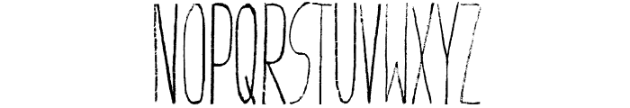 Giraffenhals-Condensed Font UPPERCASE