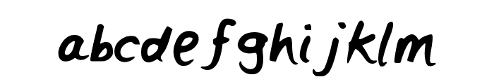 Girly Font LOWERCASE