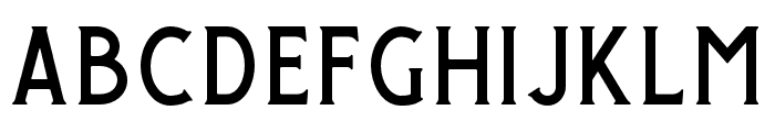 GiroudFree-Regular Font UPPERCASE