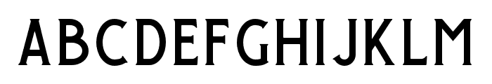 GiroudFree-Regular Font LOWERCASE