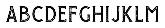GiroudFree-Stamp Font LOWERCASE