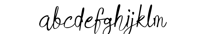 Gisellina Font LOWERCASE