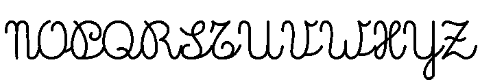 Giulio Regular Font UPPERCASE