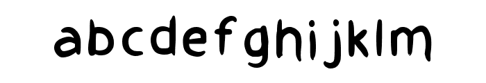 Give Me A Hand Regular Font LOWERCASE