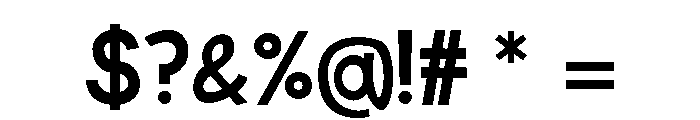 Give Me The Scoop Regular Font OTHER CHARS