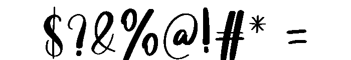 Giving Font OTHER CHARS
