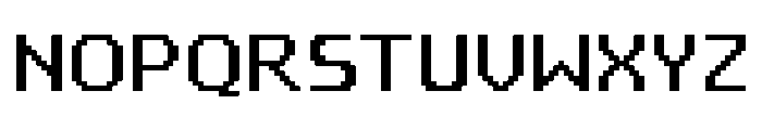 Gixel Font UPPERCASE