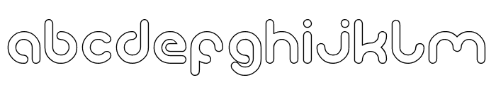 gitchgitch-Hollow Font LOWERCASE