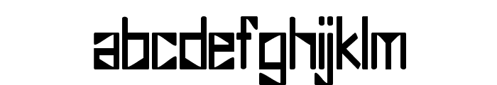 Gilleon9-CondensedRegular Font LOWERCASE