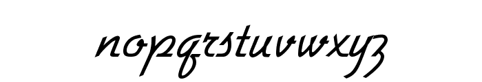 GilliesGotDLig Font LOWERCASE