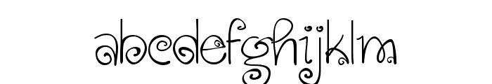 Gingersnaps Font LOWERCASE