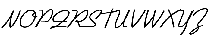 Giulio-Regular Font UPPERCASE