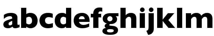 Gill Sans Bold Font LOWERCASE