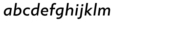 Gibbs Medium Italic Font LOWERCASE