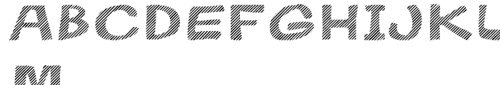 Gibon Bold Fill Striped 2 Font UPPERCASE
