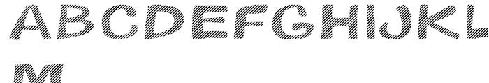 Gibon Bold Fill Striped 2 Font LOWERCASE