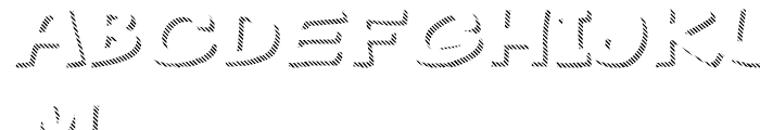 Gibon Bold Shadow Striped 2 Font UPPERCASE