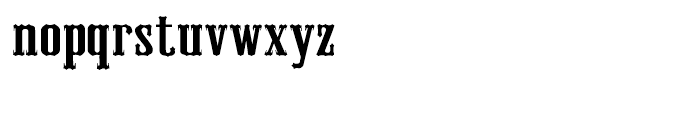 Gilbey Regular Font LOWERCASE