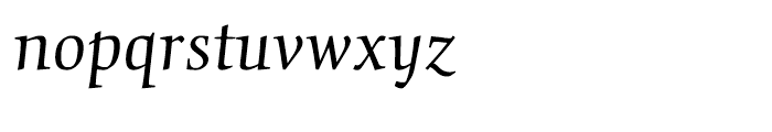 Gilgamesh Book Italic Font LOWERCASE